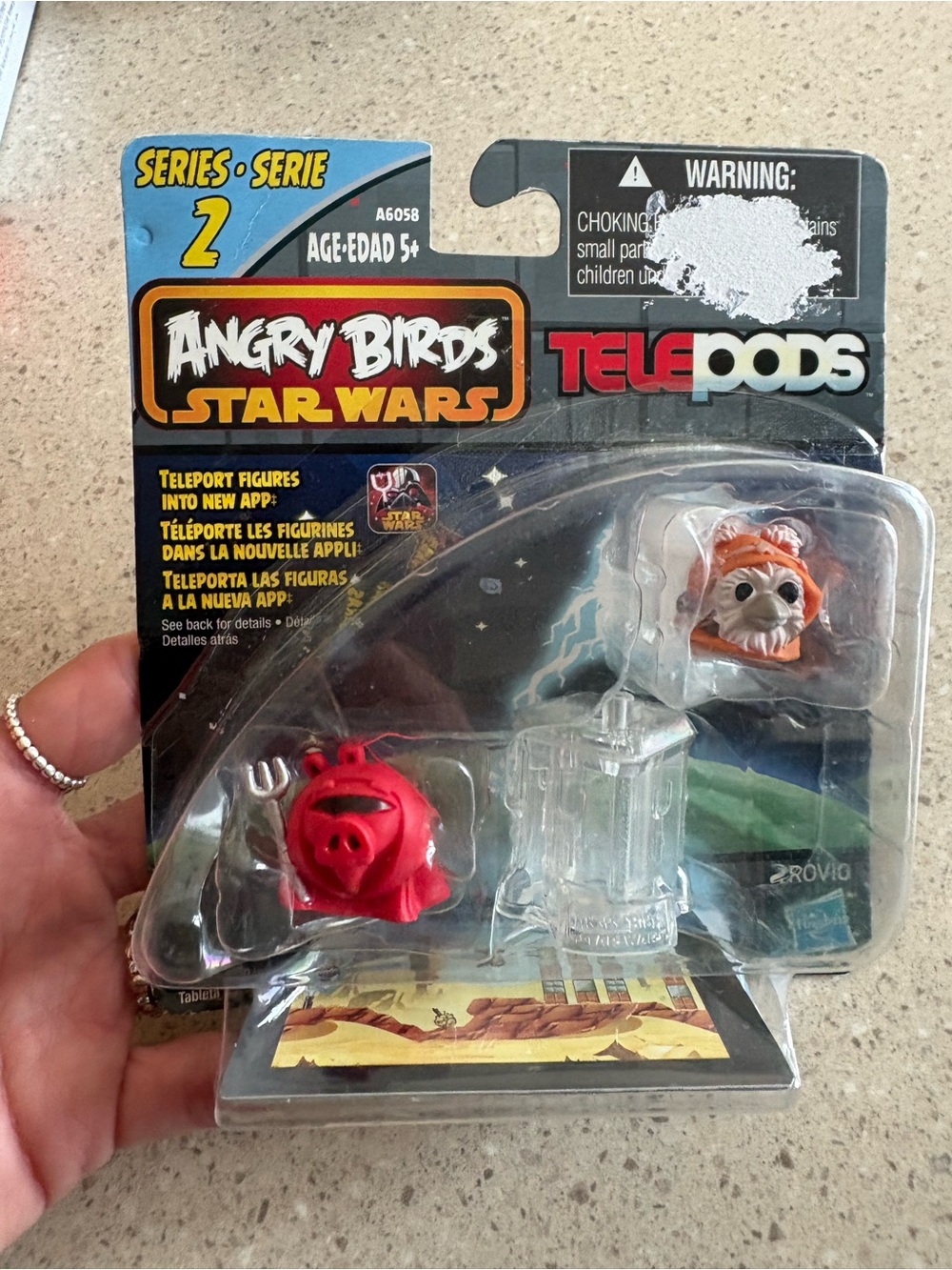 ANGRY BIRDS STAR WARS Ewok Wicket Warrick and Royal Guard Series 2 TELEPODS 2-Pk